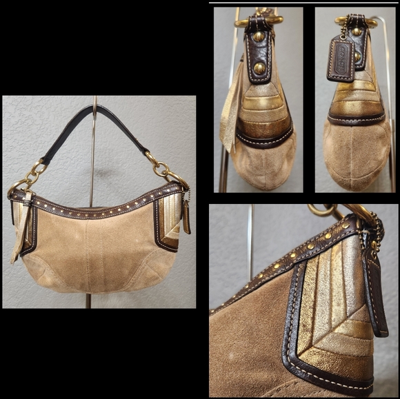 Coach Handbags - Coach Studded Leather Hobo Bag Limited Edition- Y2K